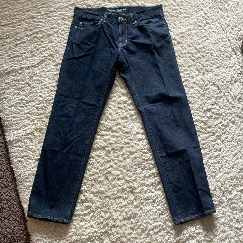 DKNY Williamsburg SKINNY Slim Fit DARK Denim JEANS like new